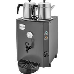 2 Demlikli Jumbo Çay Makinesi 23 lt Şamandıralı (Şebekeden Su Alma)