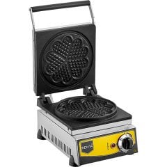 Çiçek Model Waffle Makinesi Elektrikli 21 cm Çap